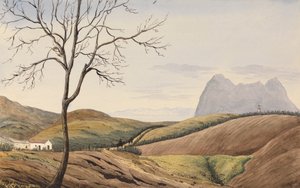 The Rock of Gibraltar from the Alameida at San Roque by George Lothian Hall