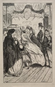 Jewels - At the Great Exhibition by George Louis Palmella Busson Du Maurier
