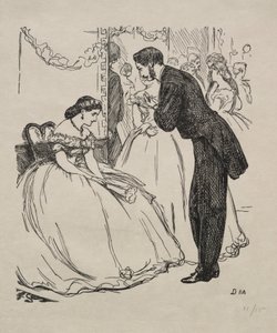 The Song of the Disconsolate One, 1863 by George Louis Palmella Busson Du Maurier