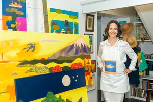 Cristina Rodriguez in her studio, 2022 by Bartolome Esteban and studio Murillo
