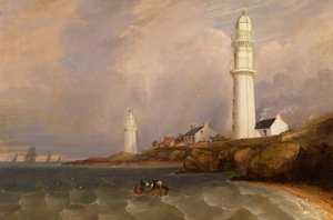 Lighthouses - West Lights, Tayport by George McGillivray