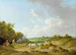 A Gypsy Encampment by George Morland