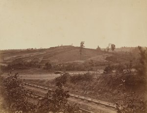 Battlefield in Atlanta, 1864 by George N. Barnard