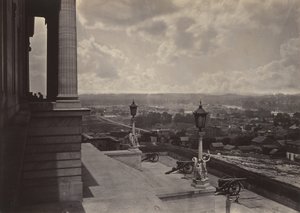 Nashville from the Capitol, 1860s