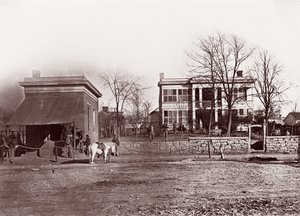 Provost Marshals Headquarters, Chattanooga by George N. Barnard