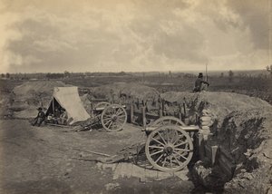 Rebel Works in Front of Atlanta, Georgia, No. 4 by George N. Barnard