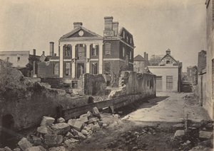 Ruins of the Pinckney Mansion, Charleston, South Carolina