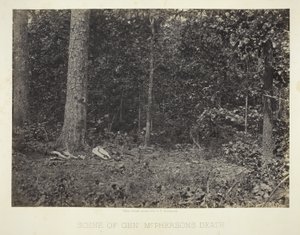 Scene of General McPherson
