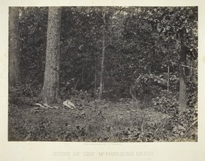 Scene of Gen. McPherson