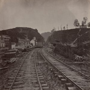 The Allatoona Pass, Looking North, Georgia by George N. Barnard