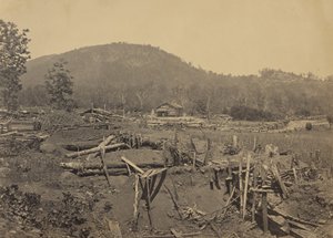 The Front of Kenesaw Mountain, Georgia by George N. Barnard