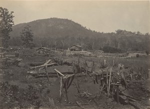 The Front of Kenesaw Mountain, Georgia by George N. Barnard