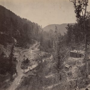 Whiteside Valley Below the Bridge by George N. Barnard
