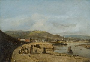 Swansea from the West Pier by George Orleans De La Motte
