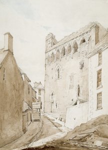 Swansea Castle by George Orleans Delamotte