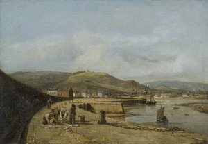 Swansea from the West Pier by George Orleans Delamotte