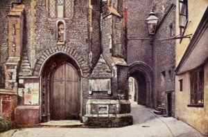 St John Maddermarket Church Alley by George Parsons Norman