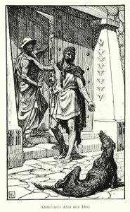 Odyssey: Odysseus and his Dog by George Percy Jacomb Hood