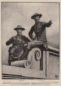 The Gallant Defender of Mafeking on the Look Out by George Percy Jacomb Hood