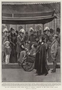 The King Distributing South Africa Medals to Imperial Yeomanry on the Horse Guards Parade