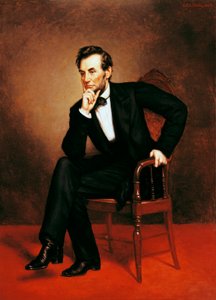 Portrait of Abraham Lincoln by George Peter Alexander Healy