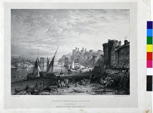 Conway Bridge and Castle by George Pickering