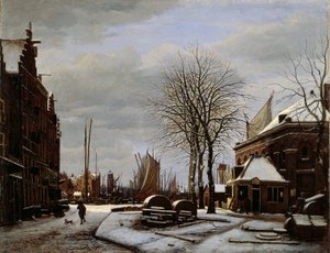 The Grinding Stone Market in Amsterdam by George Pieter Westenberg