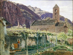 San Nicolo, Giornico by George Price Boyce