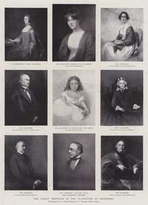 The Family Portraits of the Gladstones at Hawarden by George Richmond