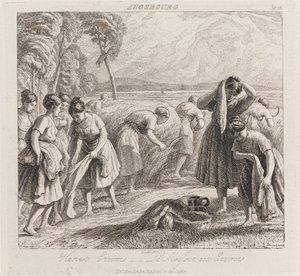 Harvest, Augsbourg, c.1821 by George Robert Lewis