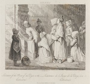 Saluting Virgin, Vienna by George Robert Lewis