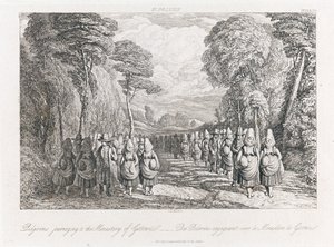 St. Polten - Pilgrims, c.1821 by George Robert Lewis