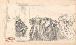 Figure Composition; Prisoner before a Judge by George Romney