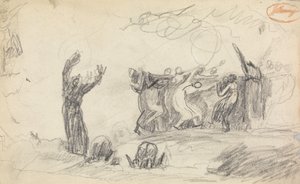 Figure Composition Study 12 by George Romney
