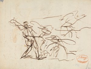 Figure Composition Study 25 by George Romney