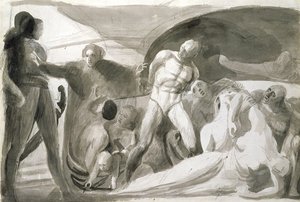 Howard Visiting a Lazaretto by George Romney