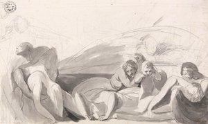 Howard Visiting a Prison by George Romney