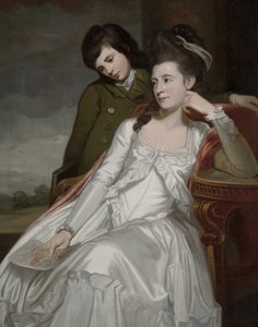 Jane, Duchess of Gordon and Her Son, George by George Romney