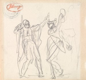 Jeptha and His Daughter by George Romney