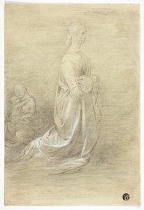 Kneeling Woman, Seated Mother and Child