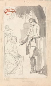 Major Thomas Pearson and the Brahman by George Romney