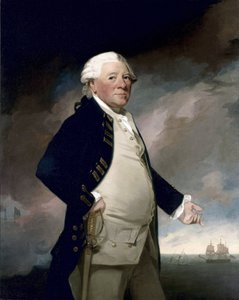 Portrait of Vice Admiral Sir Hyde Parker by George Romney