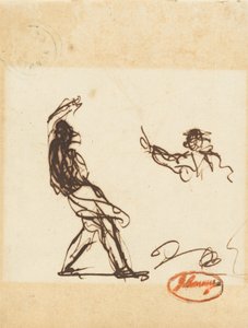 Possibly "Descent of Odin" or "Bolingbroke and Apparition" by George Romney
