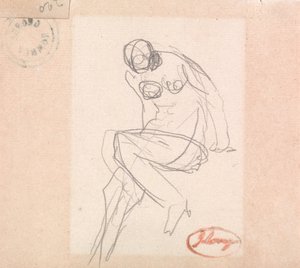 Seated Female Nude, Probably for 