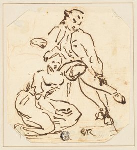 Seated Man and Woman
