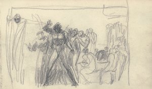 Sketchbook Drawing by George Romney