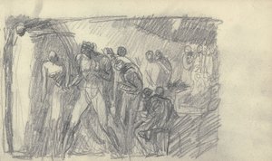 Sketchbook Drawing by George Romney