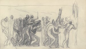 Sketchbook Drawing by George Romney