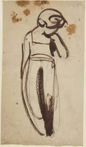 Standing Child with Hand to Chin by George Romney