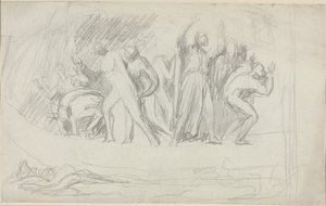 Study for "The Deluge" by George Romney